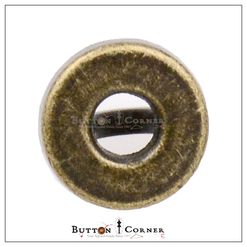 Round Shape Hole Metal Shirt Button
