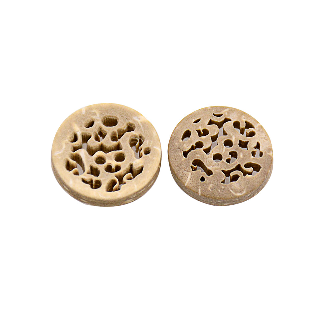 Engrave 2 Hole Wooden Button