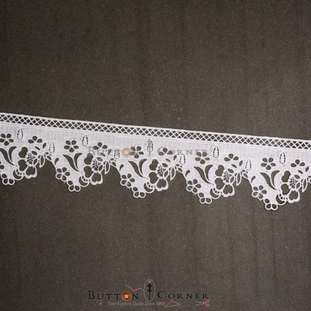 One Side Border Shuttle Lace