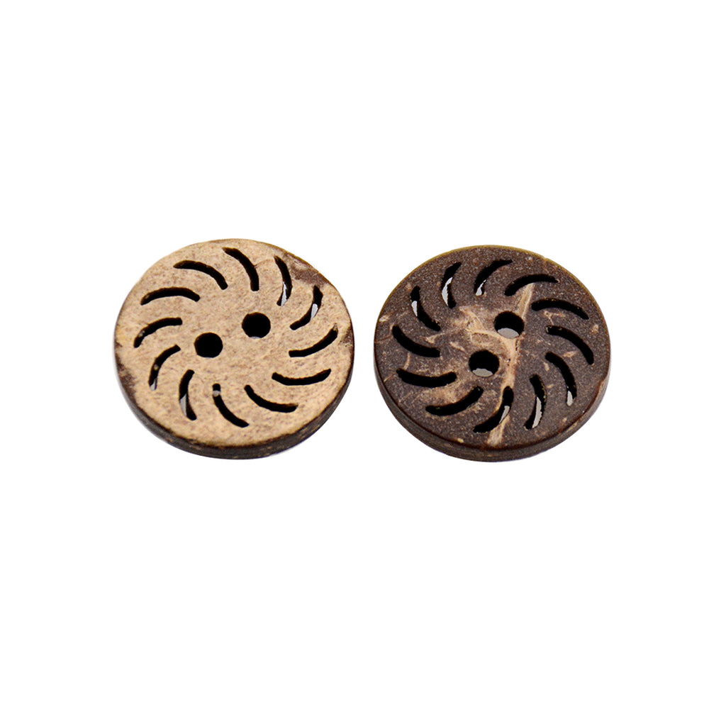 Engrave 2 Hole Coconut Button