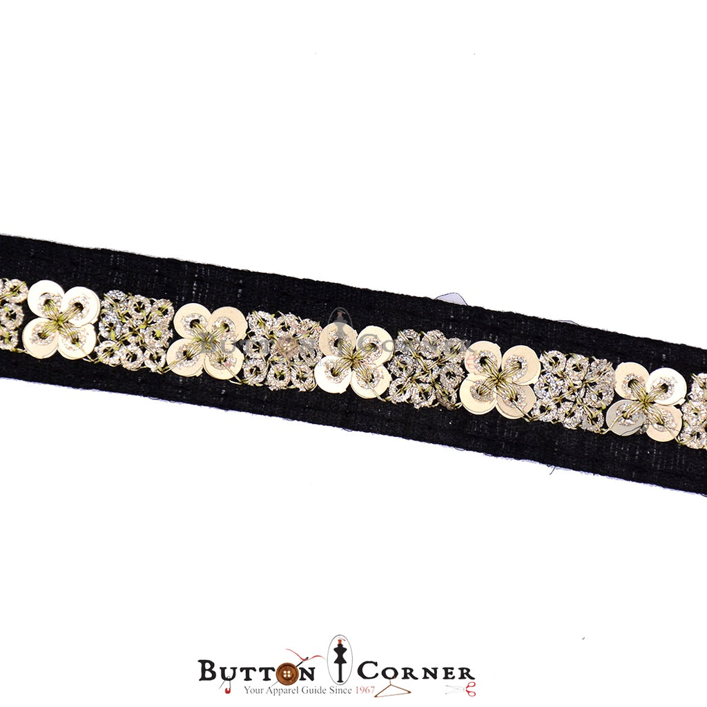 Double Side Fancy Sequence Lace