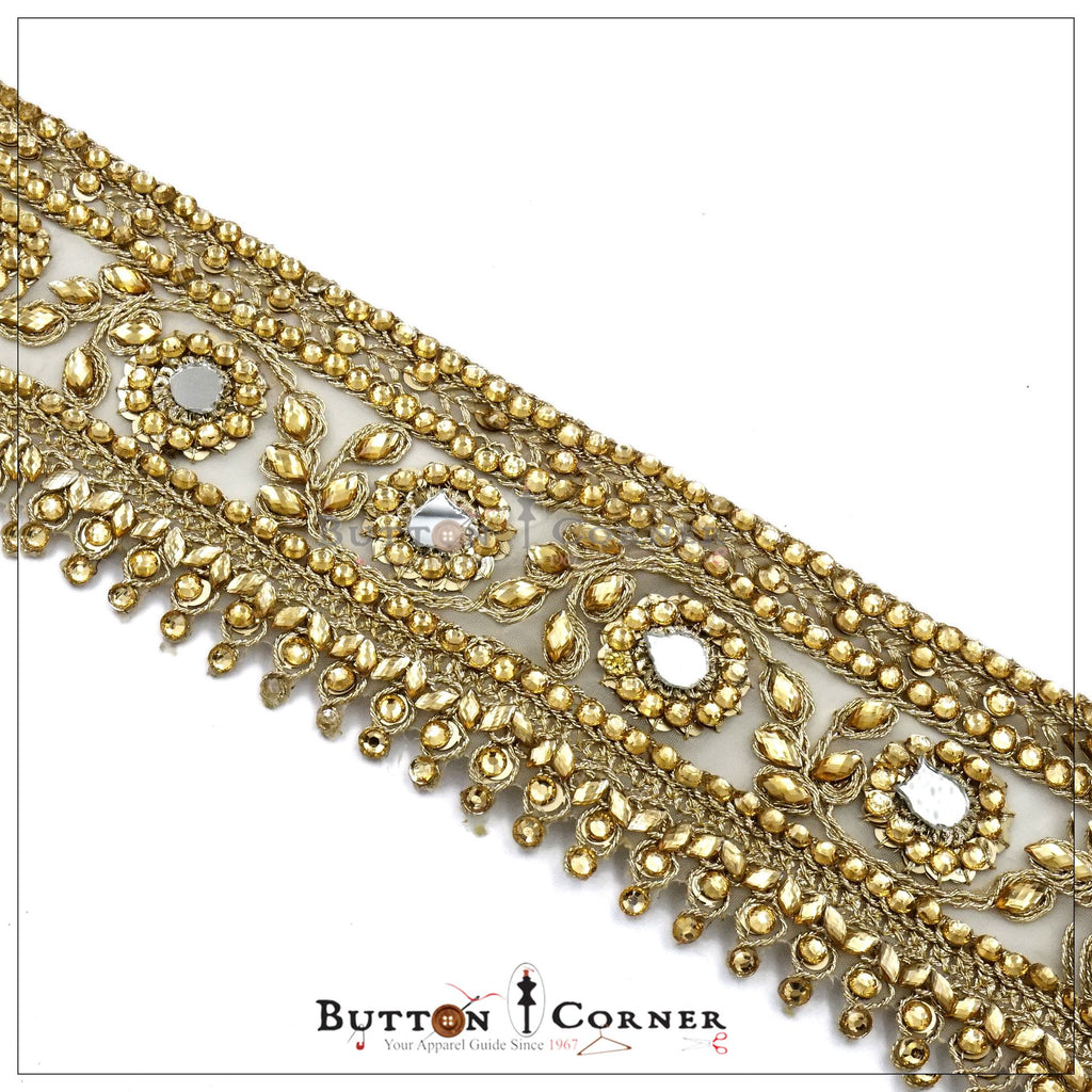 يتوهم الغزل المعدني كوندان الدانتيل