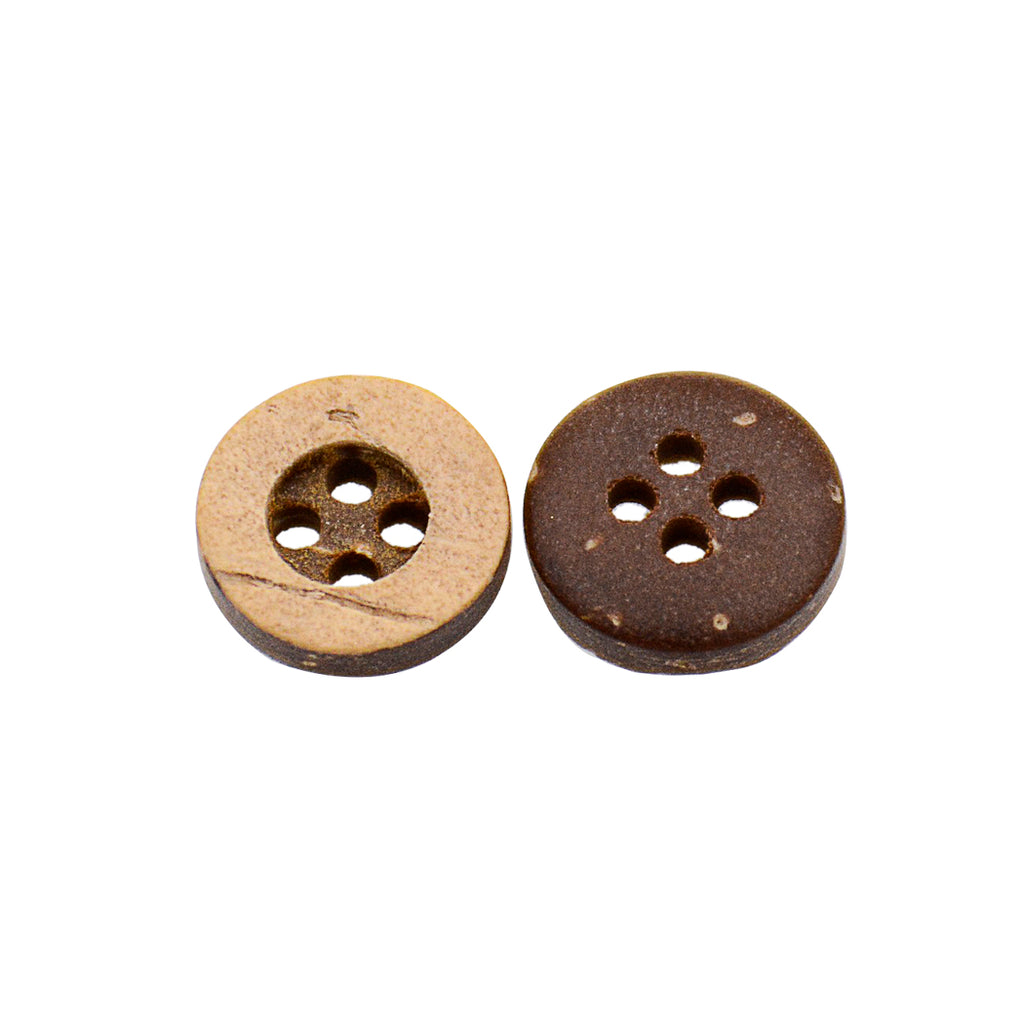 Thick Border 4 Hole Coconut Button