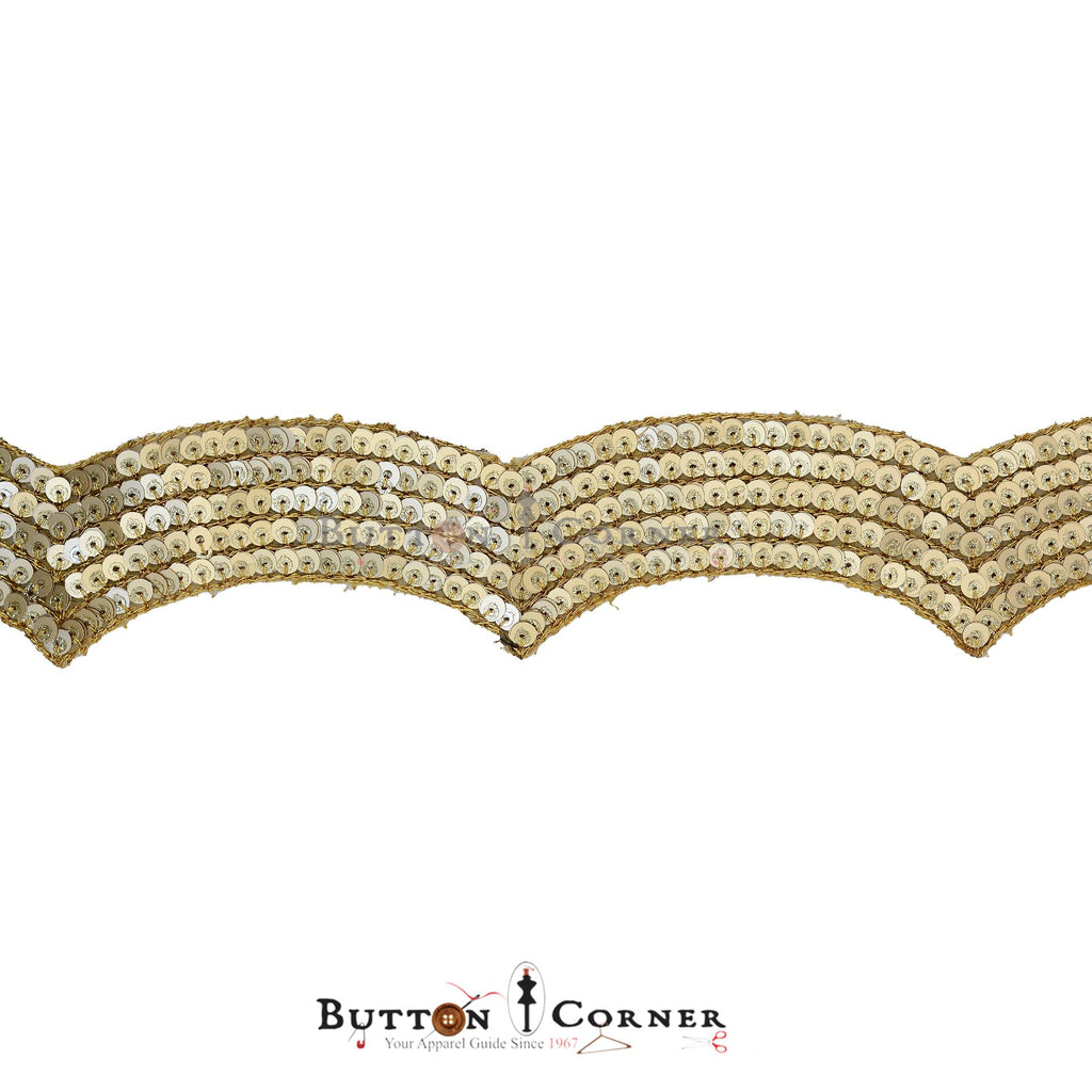 جانب واحد من الدانتيل تسلسل الغزل المعدني