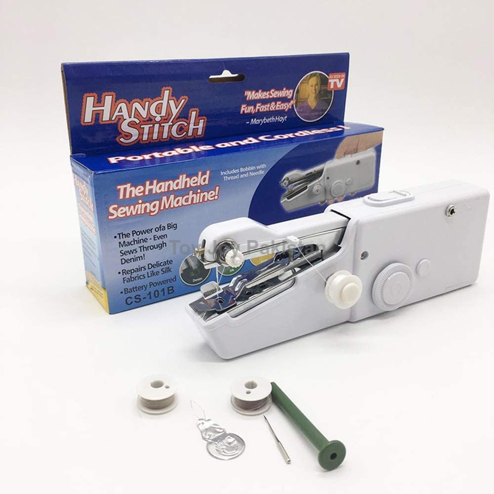 Mini Electric Hand-Held Sewing Machine