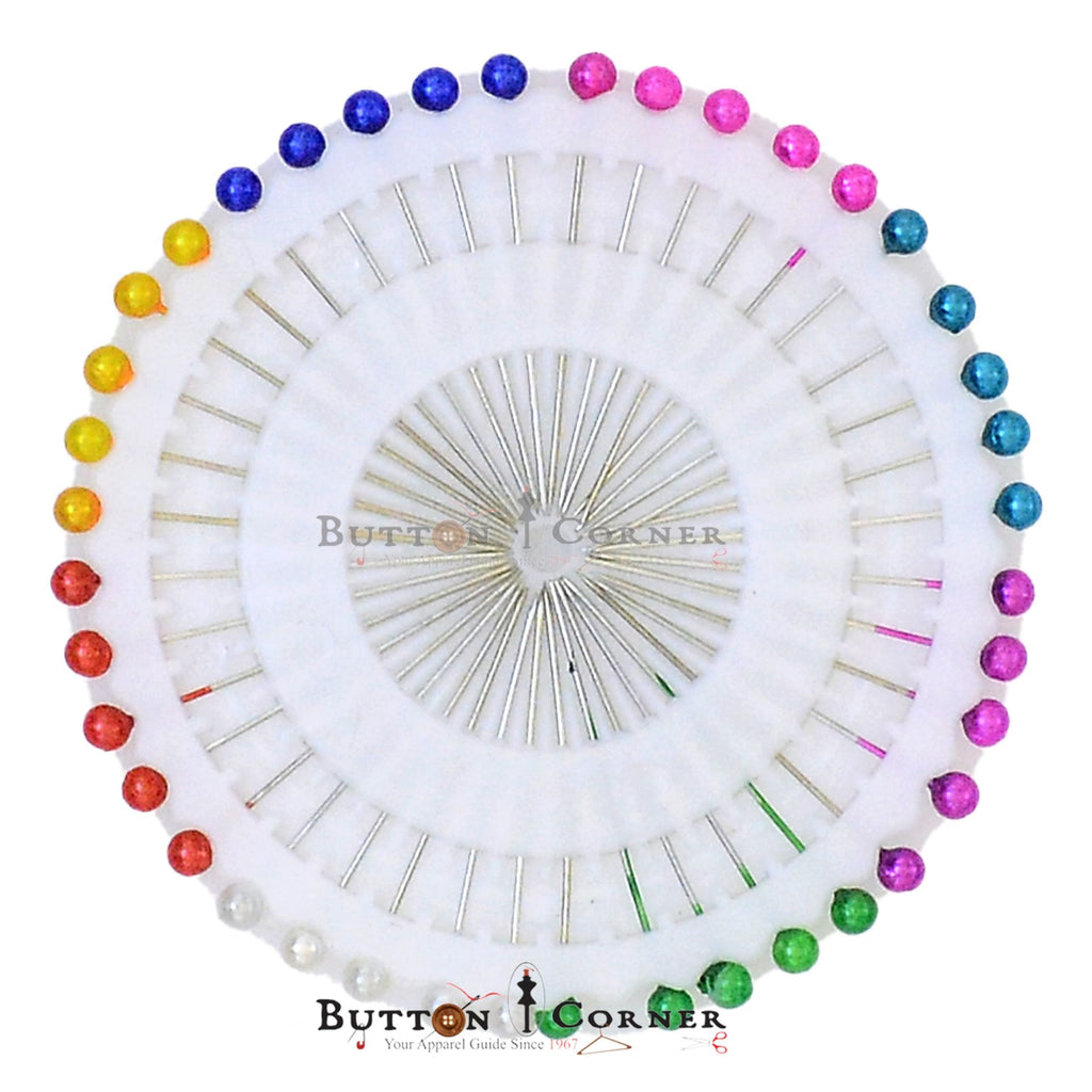 Multicolor Pearl Head Pins