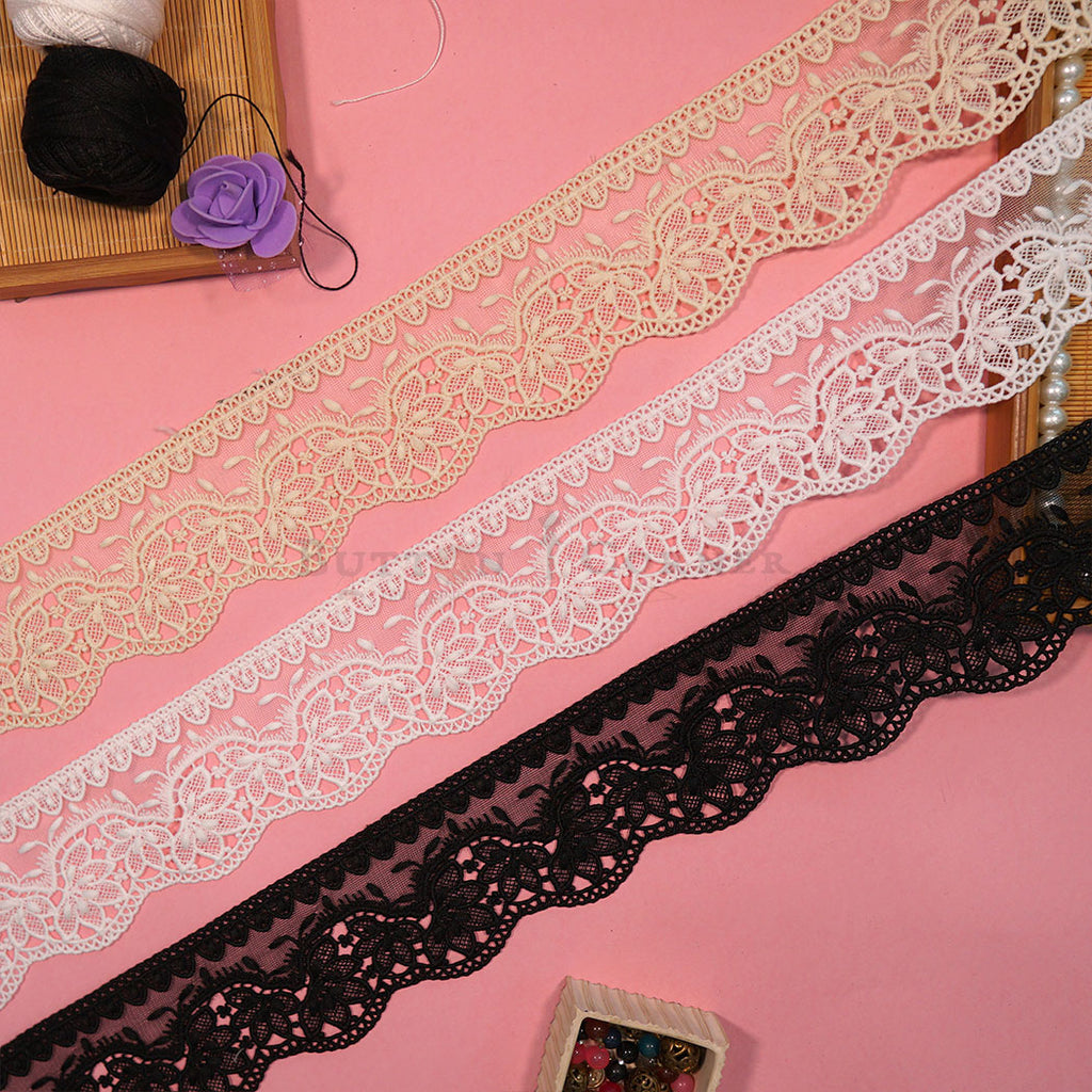 One Side Border Net Lace