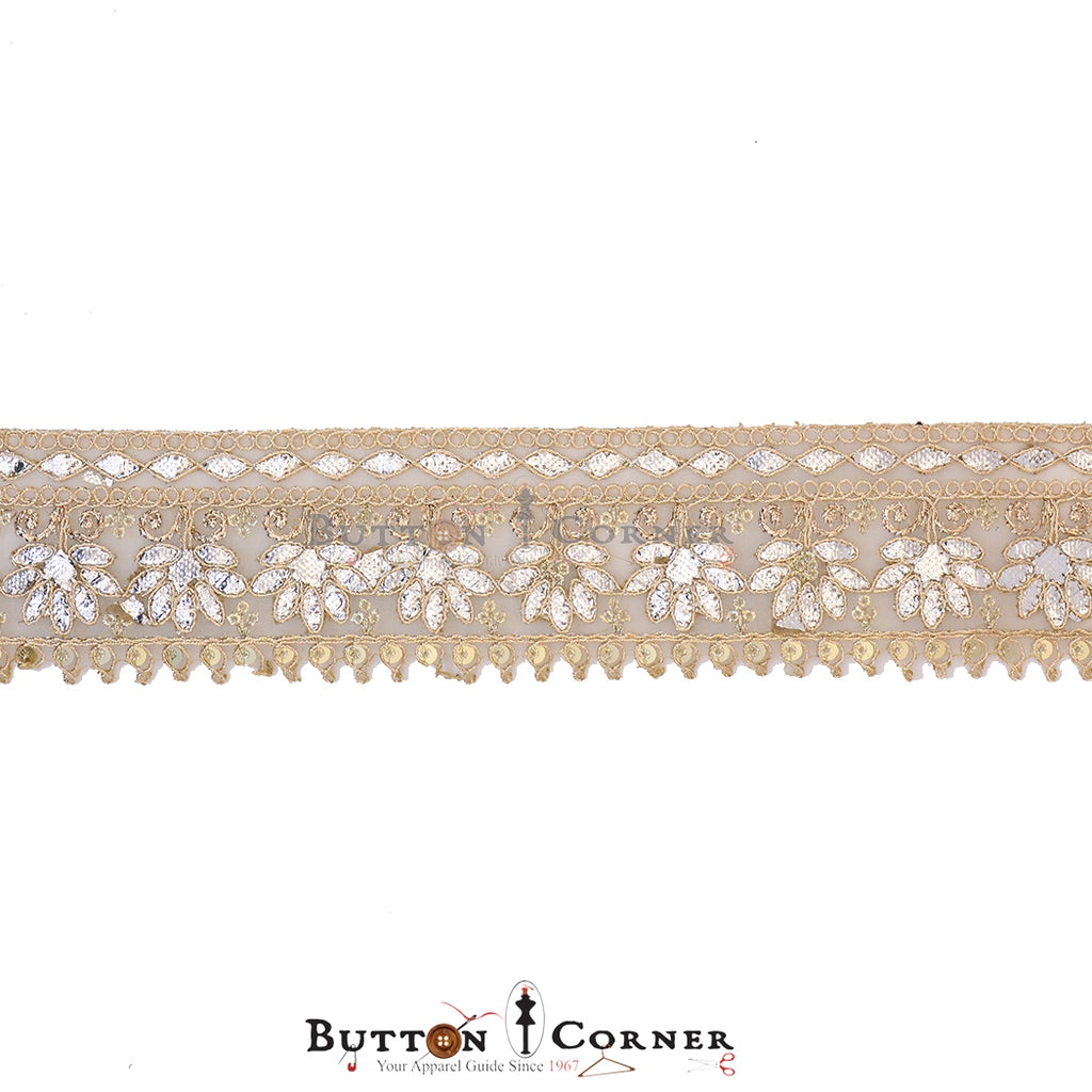 Fancy Sequence Gota Lace