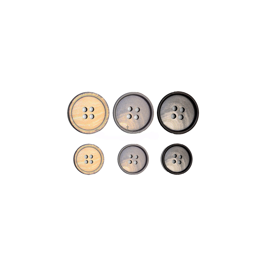 Wooden Textured Suiting Button NZ-91