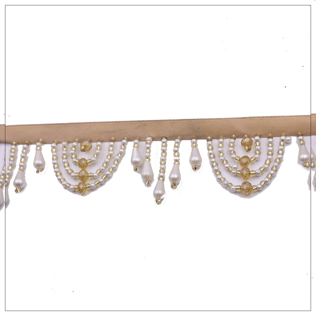 Fancy Glass Beads Hanging Lace