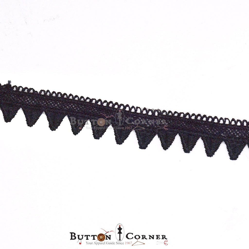 One Side Border Shuttle Lace