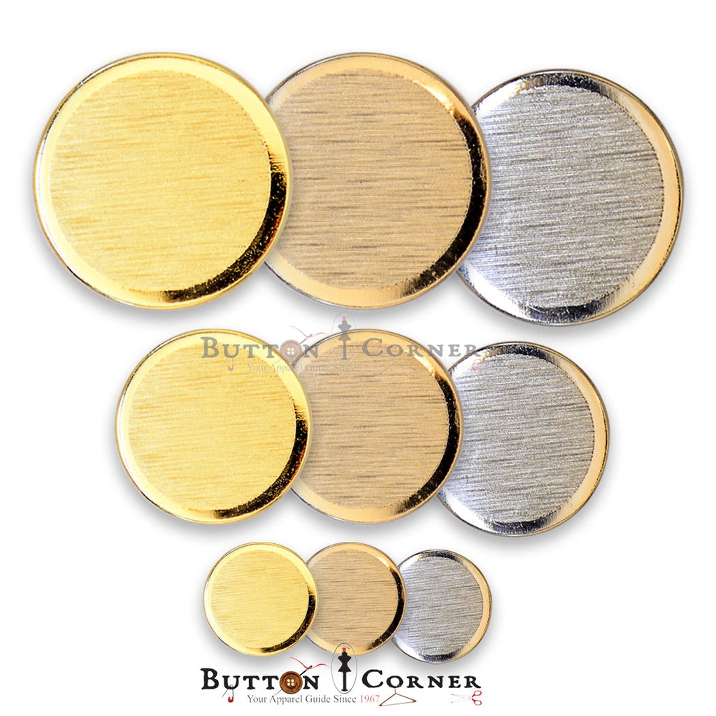 Laser Textured Metal Button