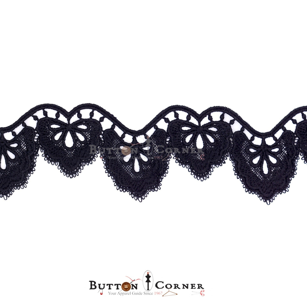 One Side Border Shuttle Lace