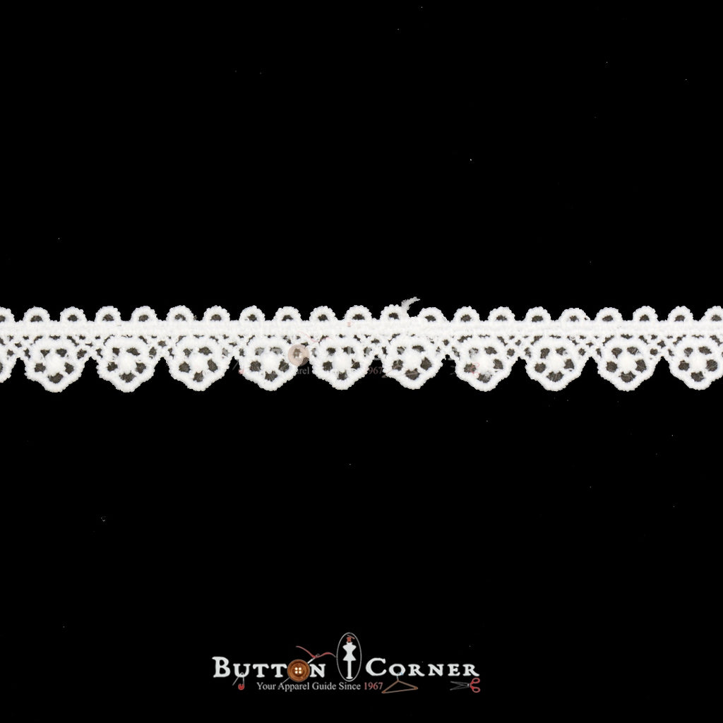 One Side Border Shuttle Lace