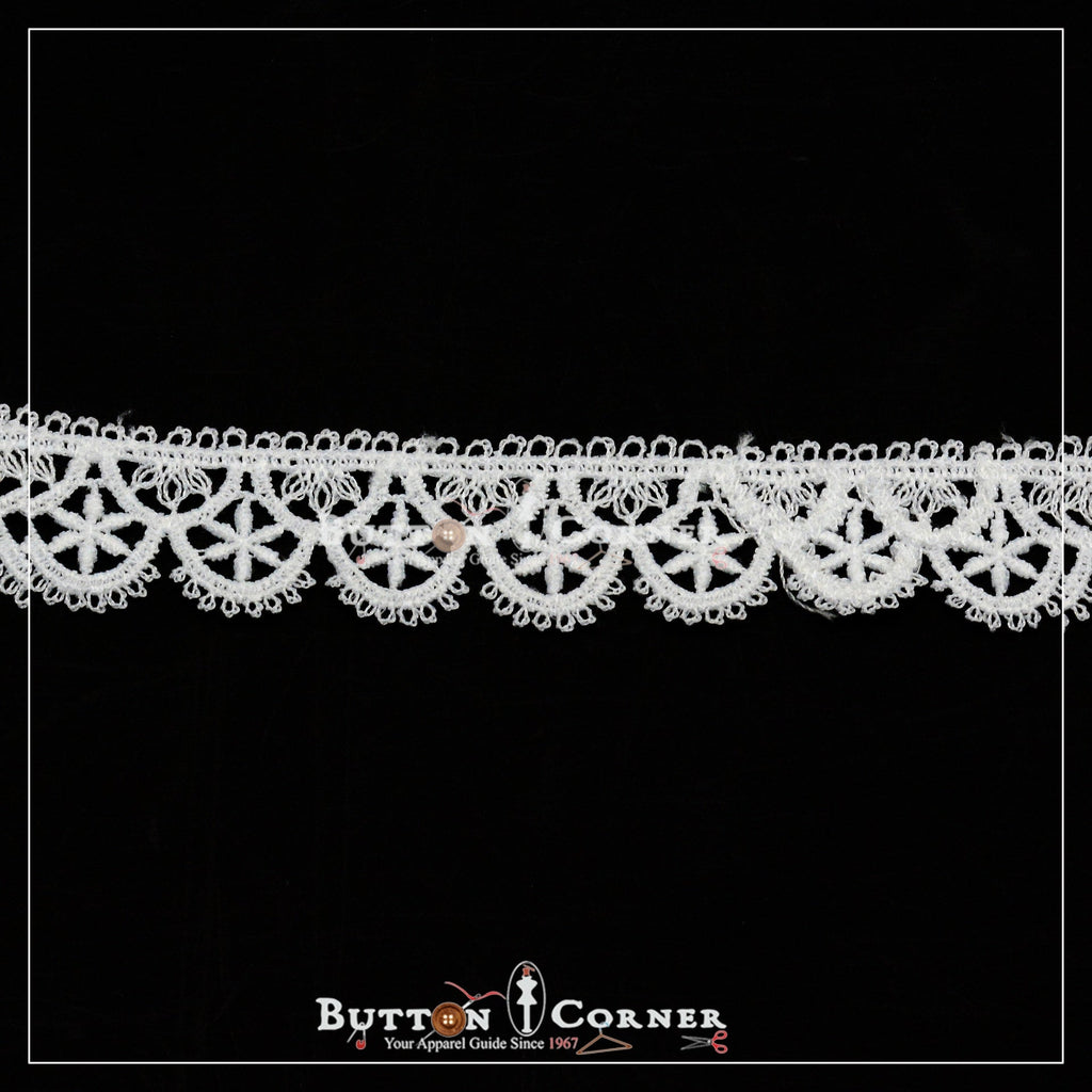 One Side Border Shuttle Lace
