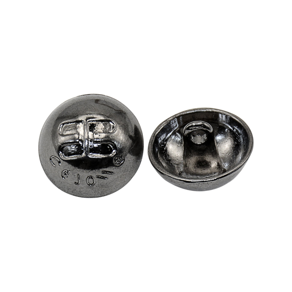 (H)Logo Dome Shape Metal Button