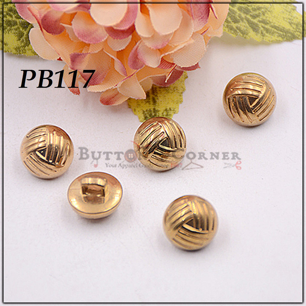 Knot Shape Plastic Shank Button