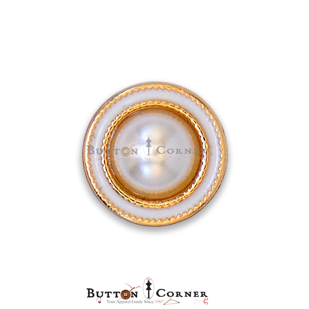 Round Shape Center Pearl Mold Button