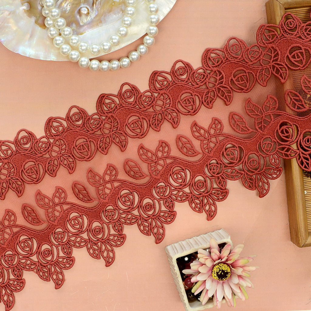 One Side Border Net Lace – Button Corner