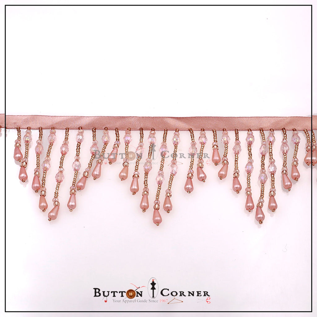 Fancy Glass Beads Hanging Lace