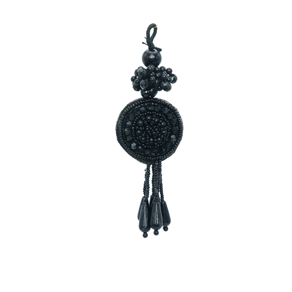 Fancy Glass Beads Crystal Tassel