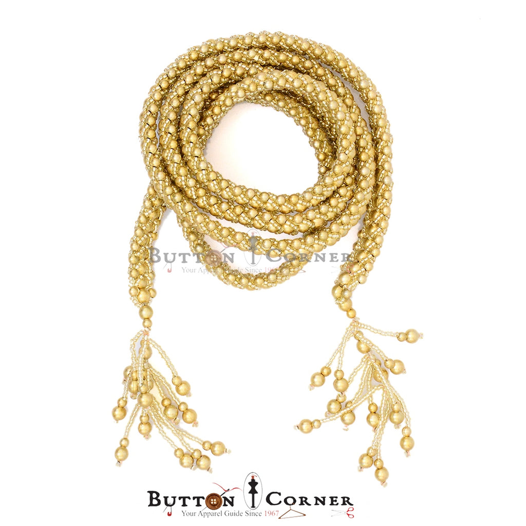 Fancy Belt With Pearl & Beads