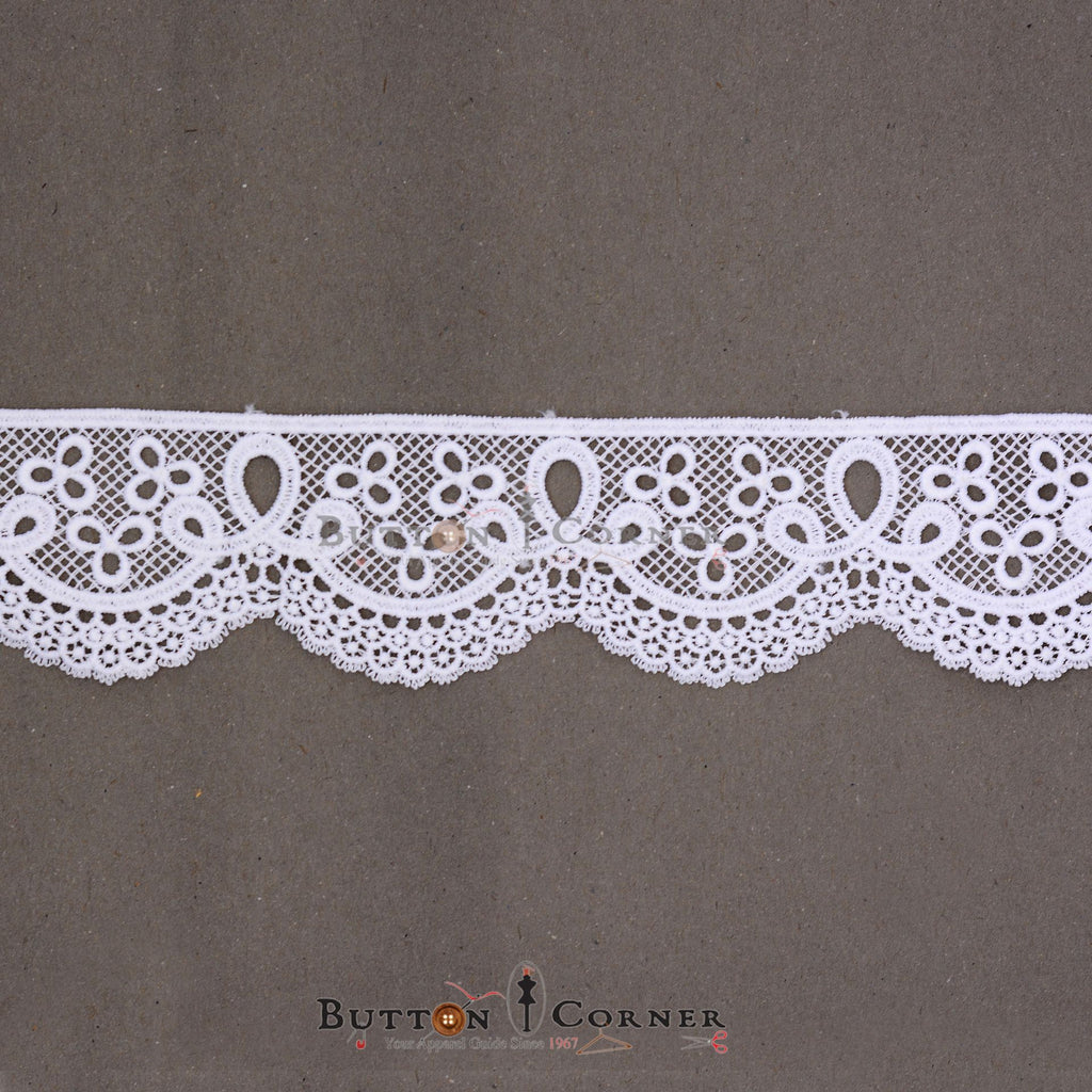 One Side Border Shuttle Lace