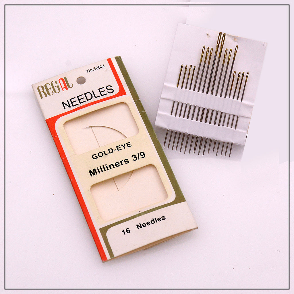 Embroidery Needles In Gold Eye (Regal)