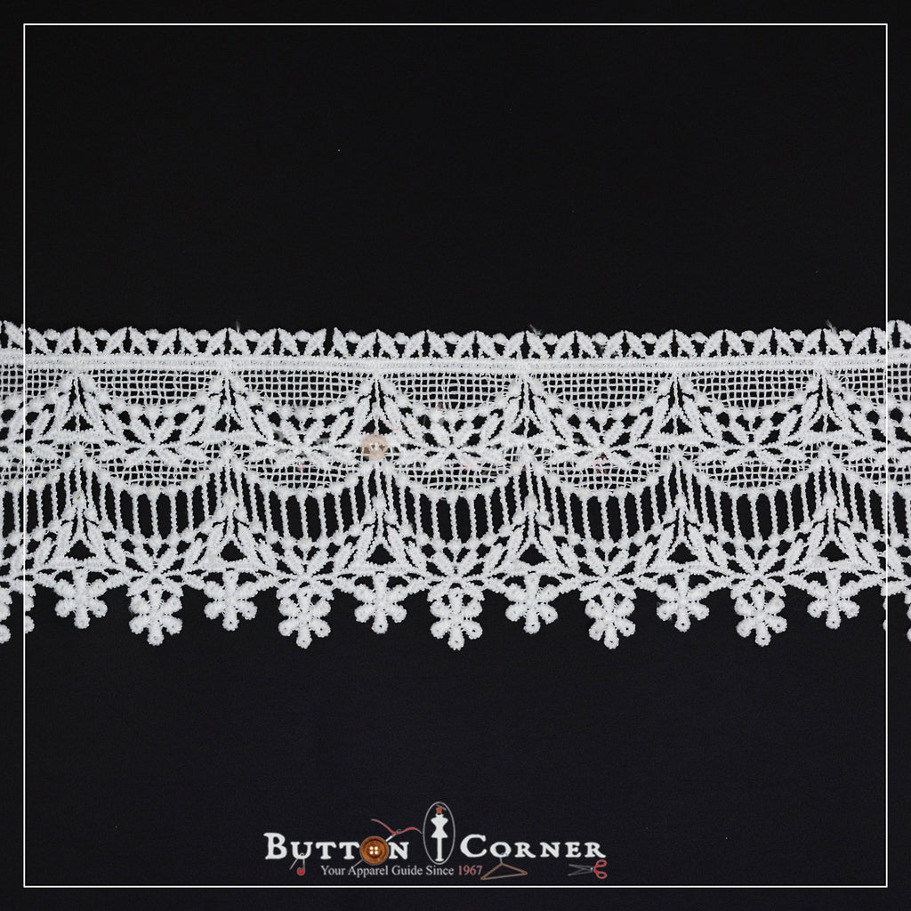 One Side Border Shuttle Lace