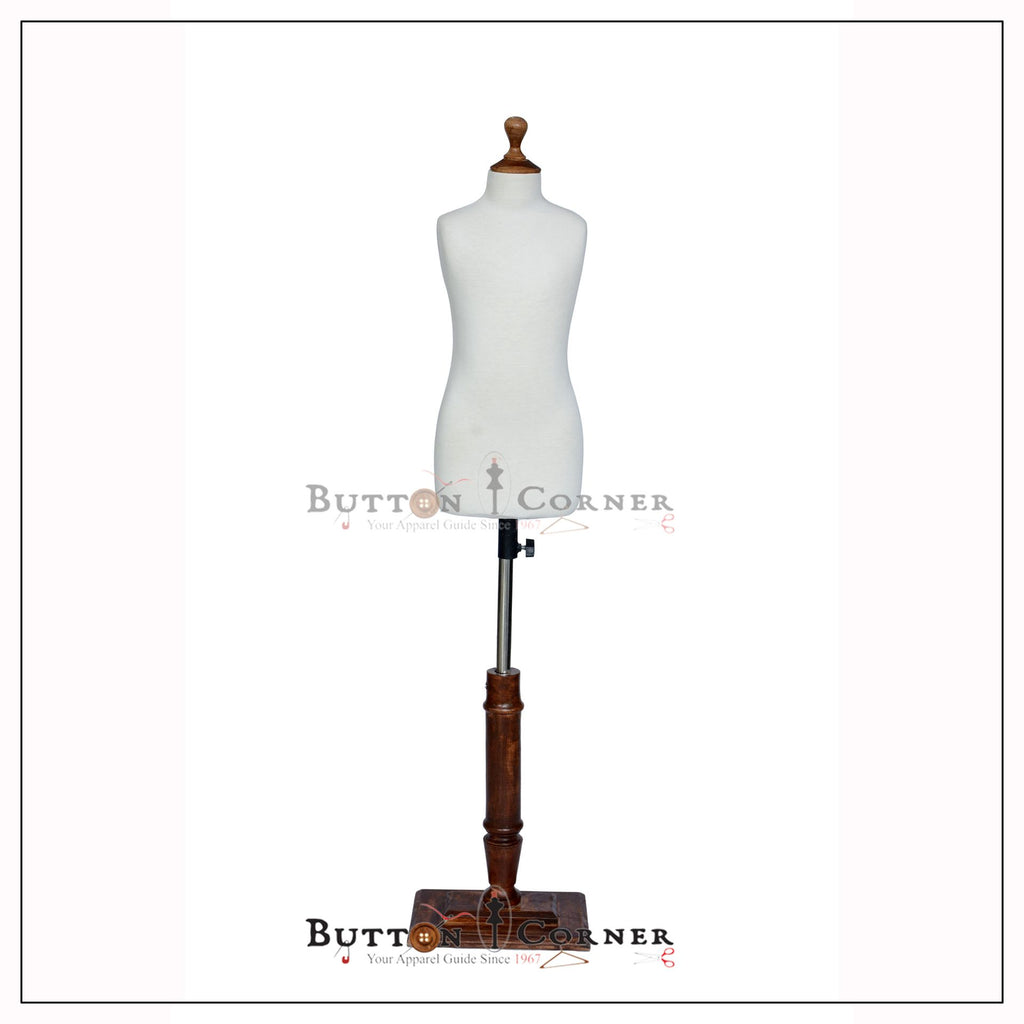 Kids Display Mannequins With Wooden Flat Stand