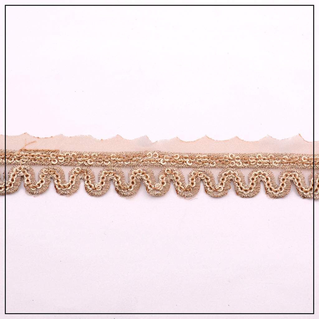 1 Side Border Fancy Sequence Lace