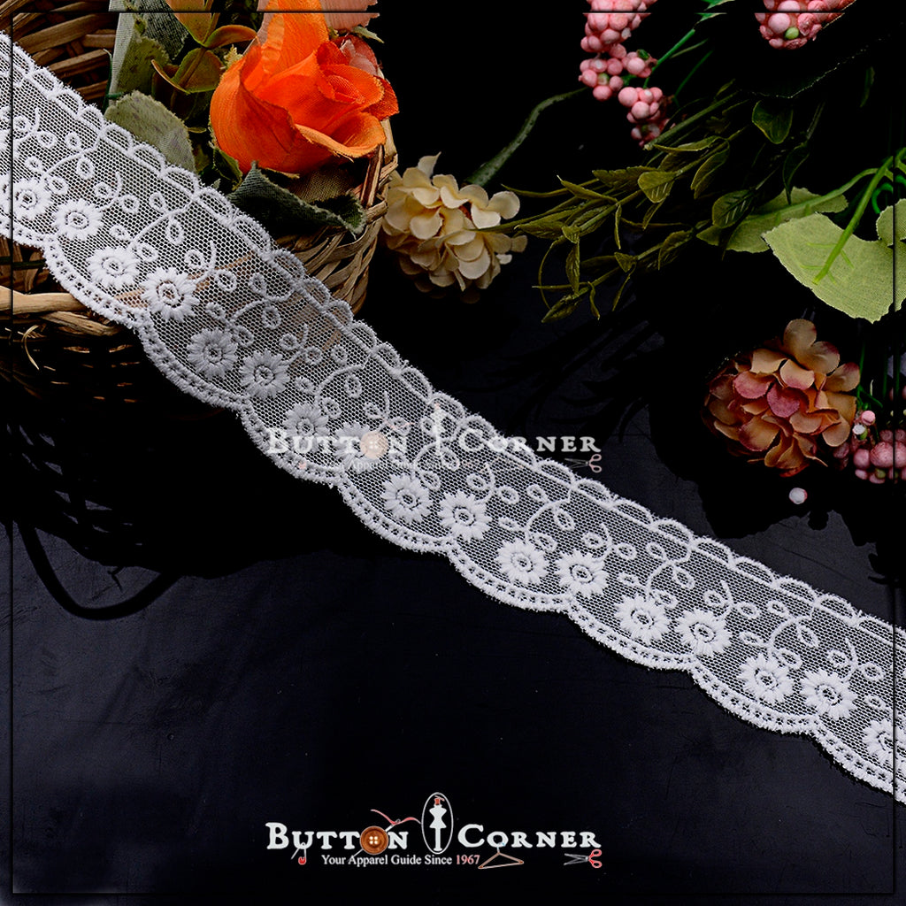 One Side Border Net Lace