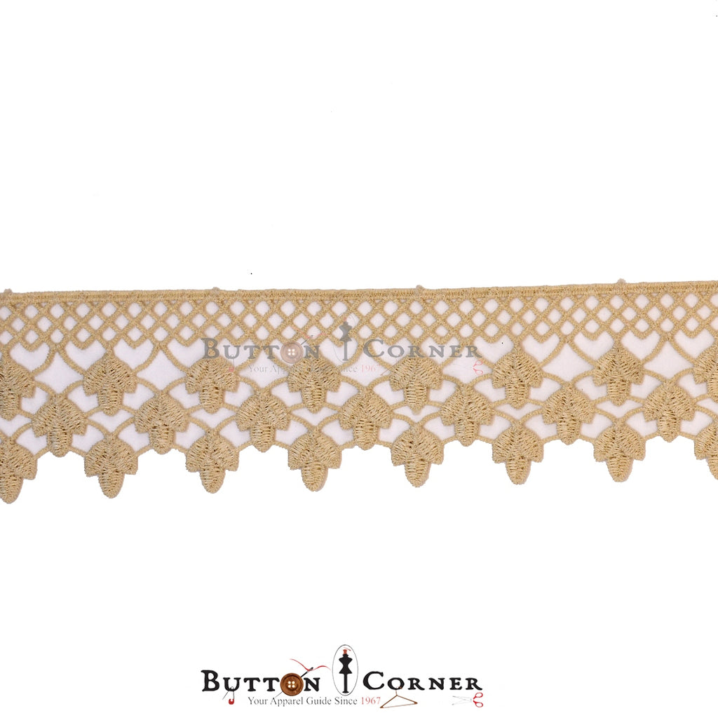 One Side Border Shuttle Lace