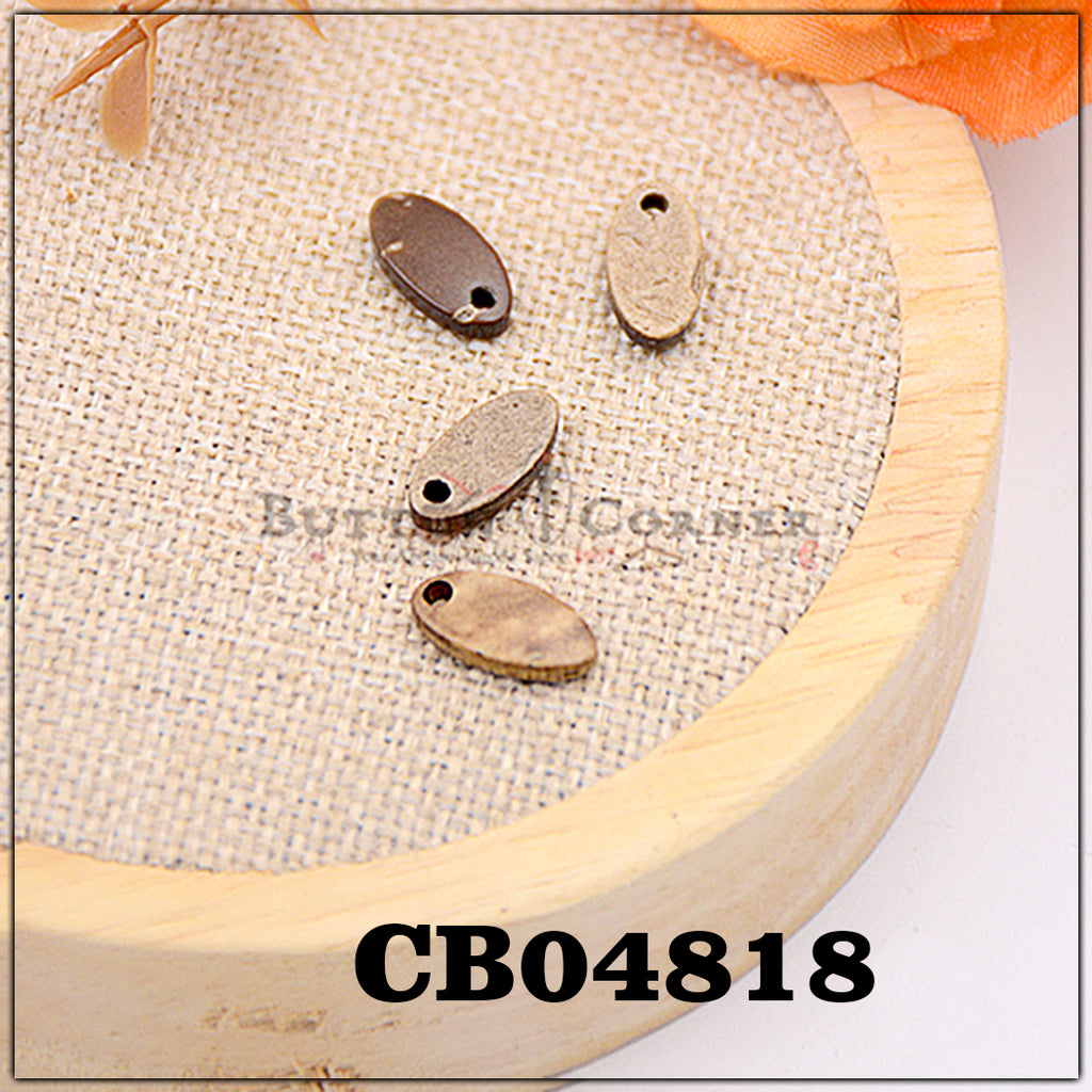 Oval Shape Side Hole Coconut Button