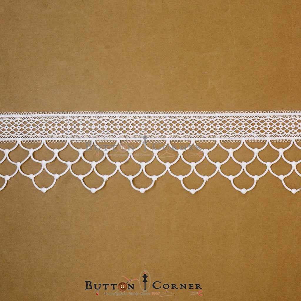 One Side Border Shuttle Lace
