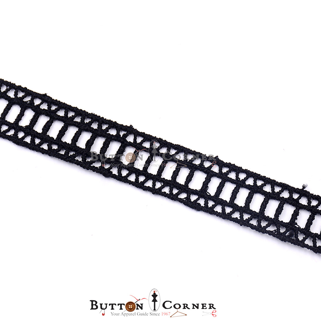 Double Side Border Shuttle Lace