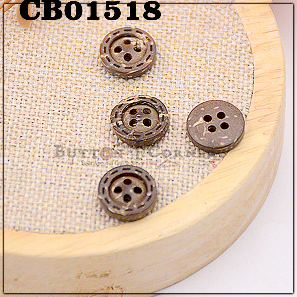 Stitches 4 Hole Coconut button