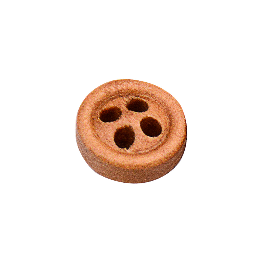 Round 4 Hole Wooden Button