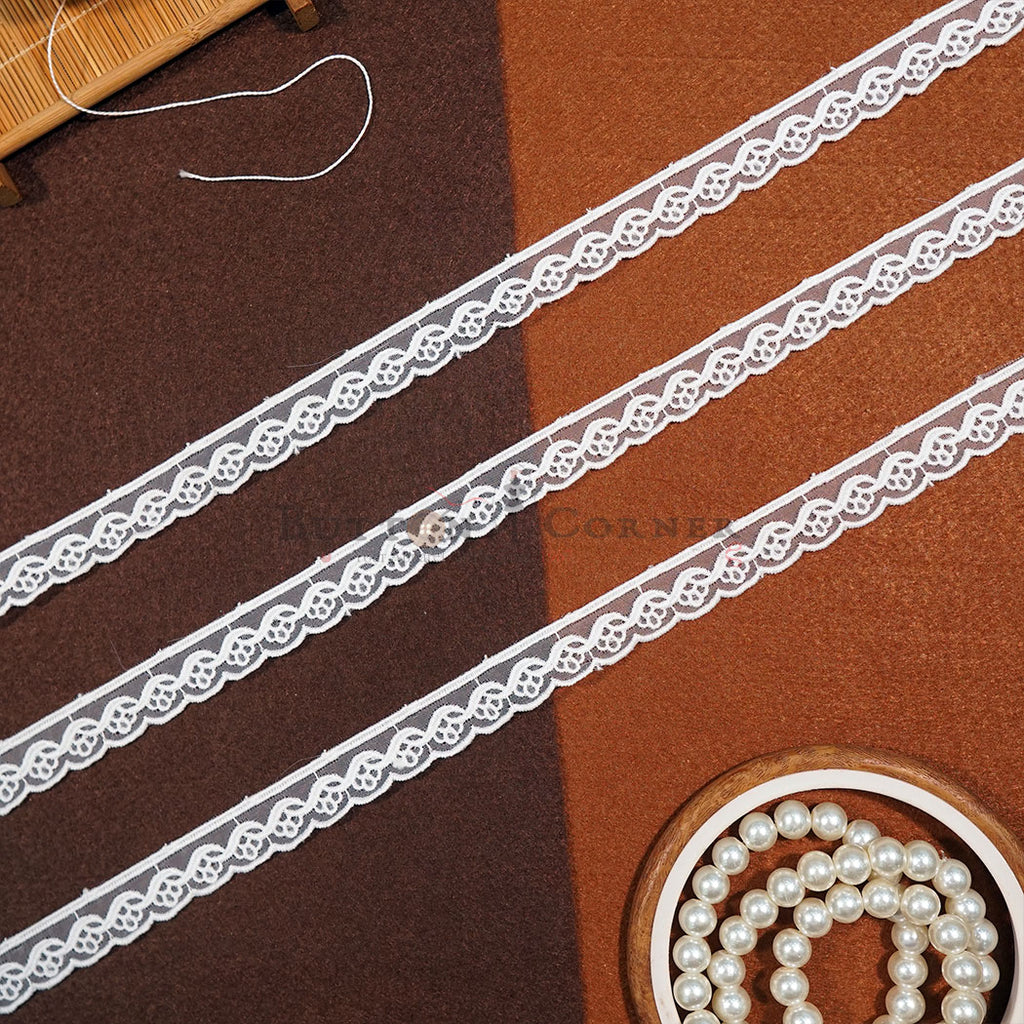 One Side Border Organza Lace