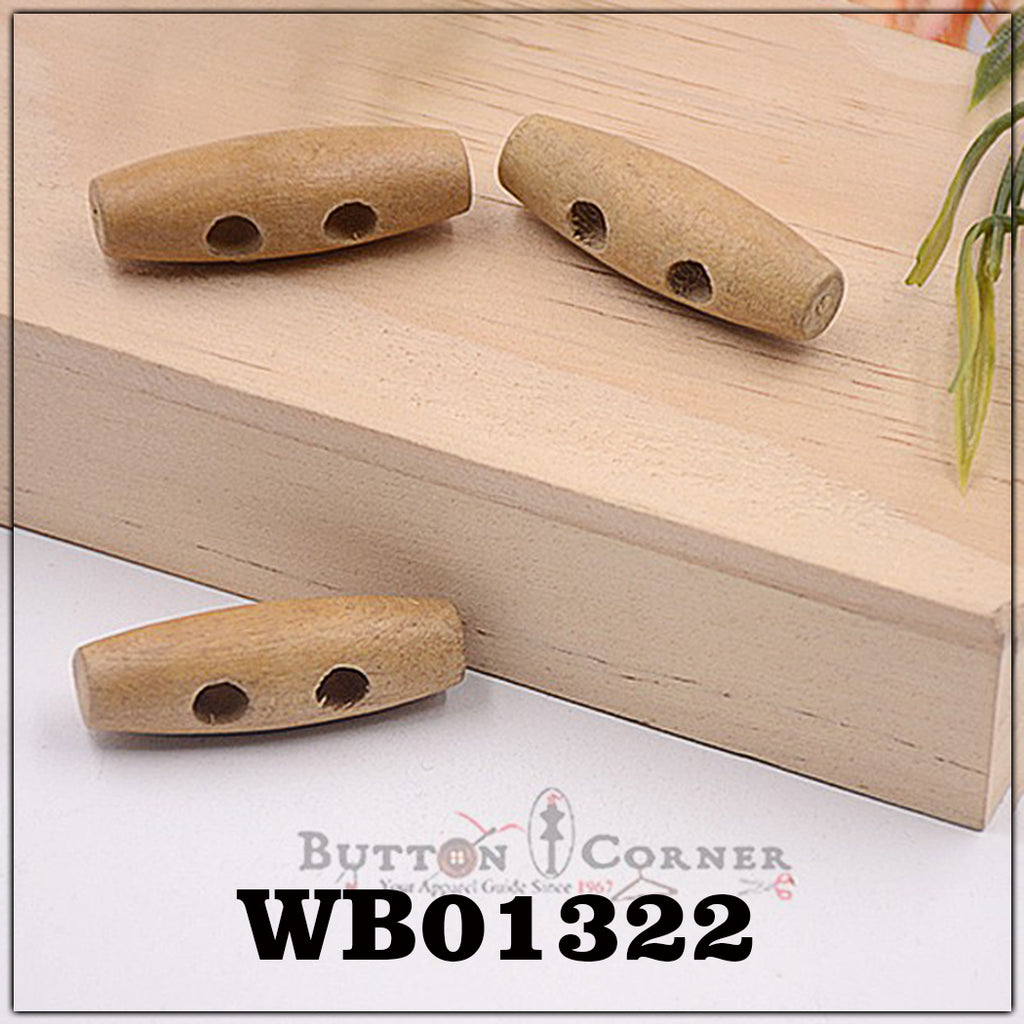 Oval Shape 2 Hole Toggle Button