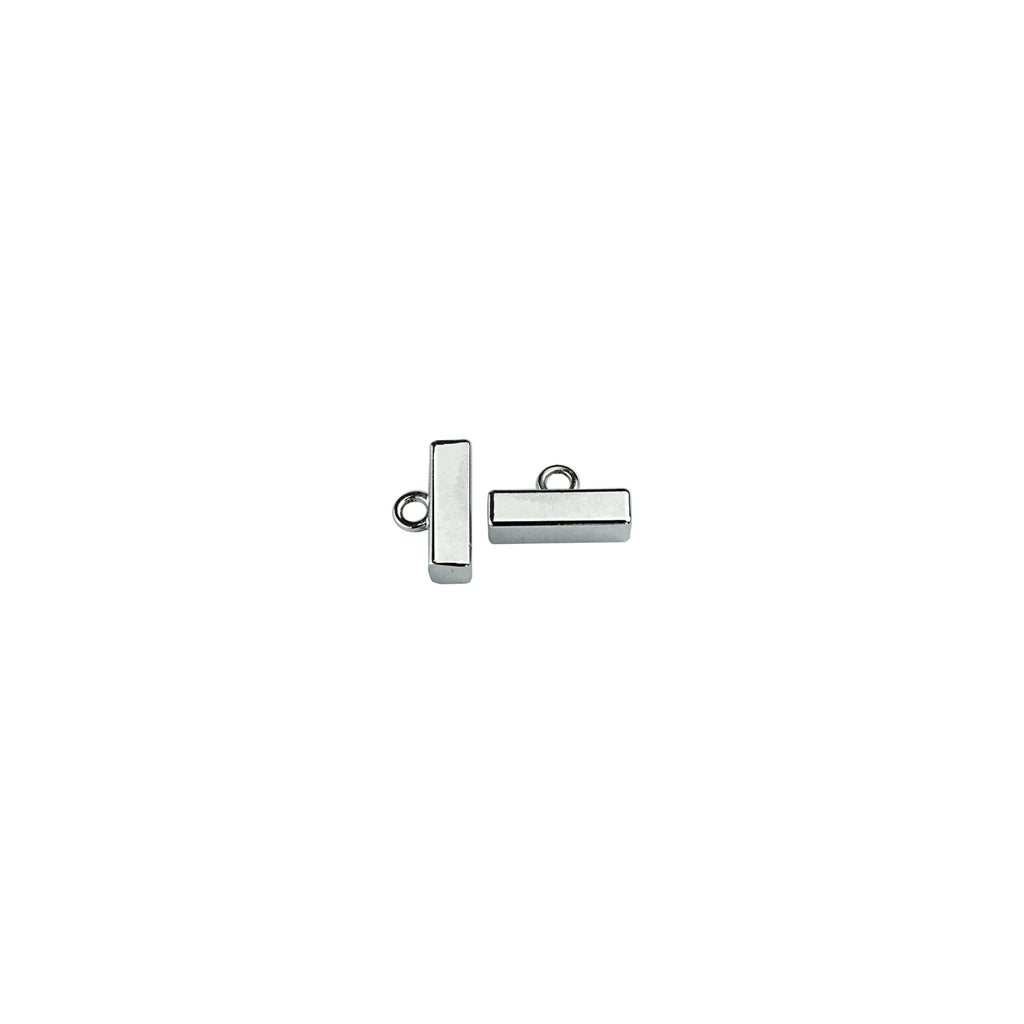 Flat Square Shape Shank Button