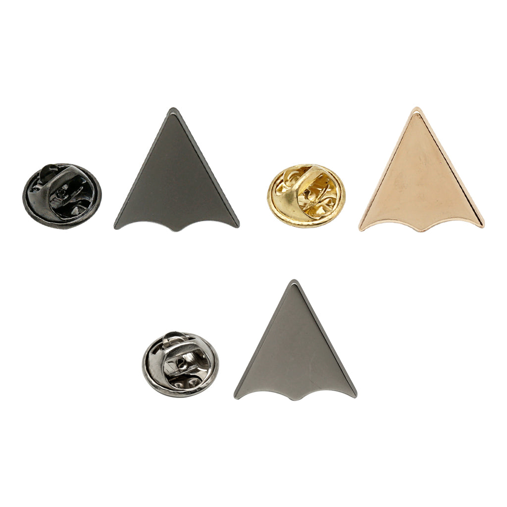 Triangular Shield Metal Lapel Pin