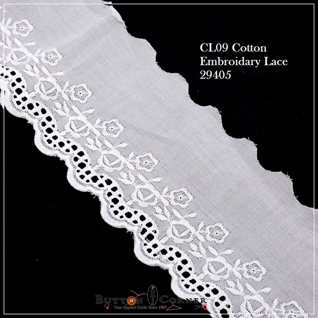 Cotton One Side Border Lace