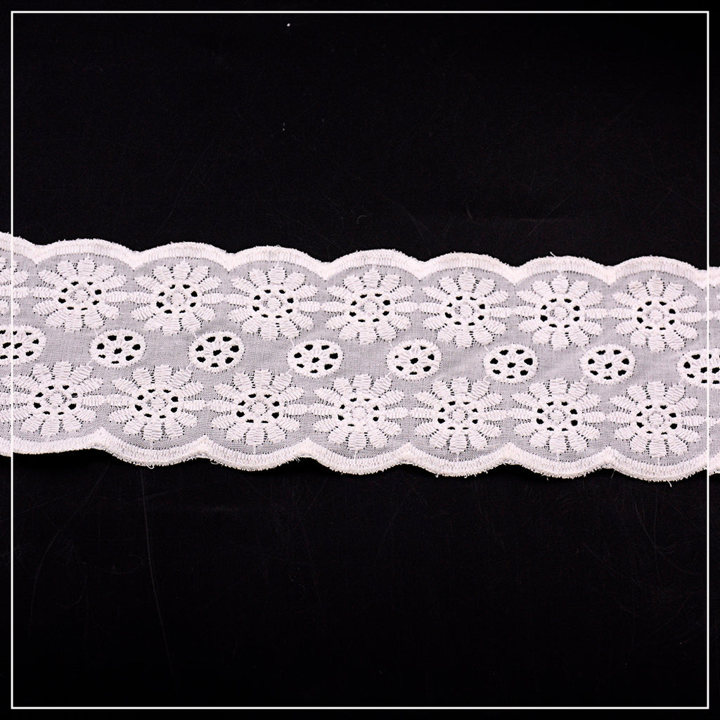 Cotton Double Side Border Lace