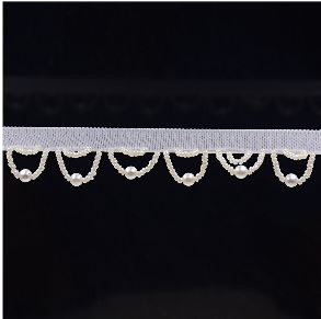 Fancy Glass Beads Hanging Lace