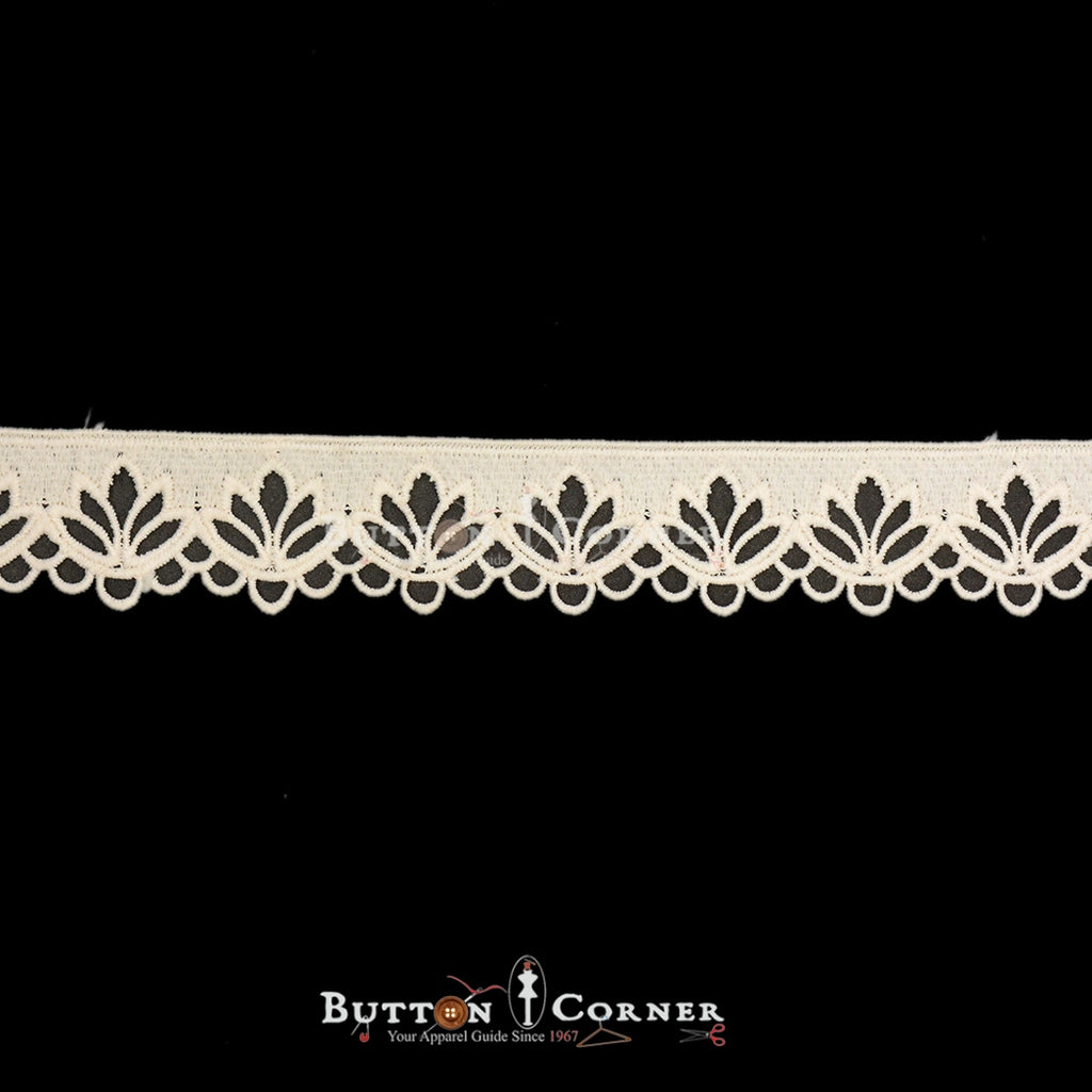 One Side Border Shuttle Lace