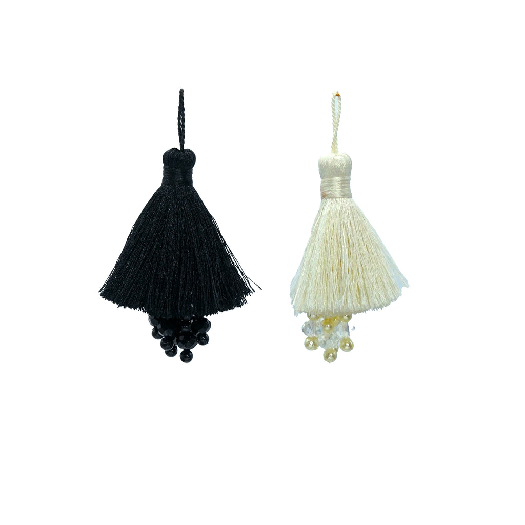 Embroidery Thread Crystal Pearl Tassel