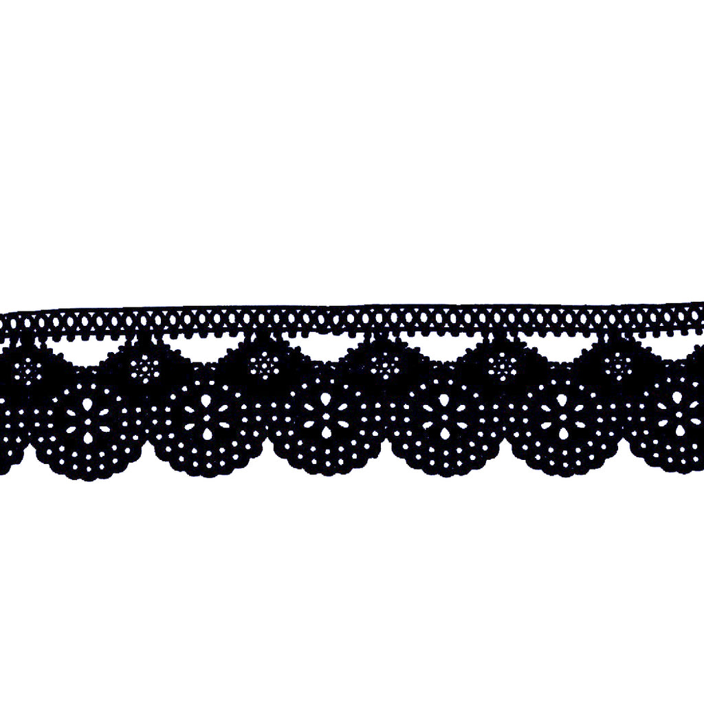 One Side Border Shuttle Lace