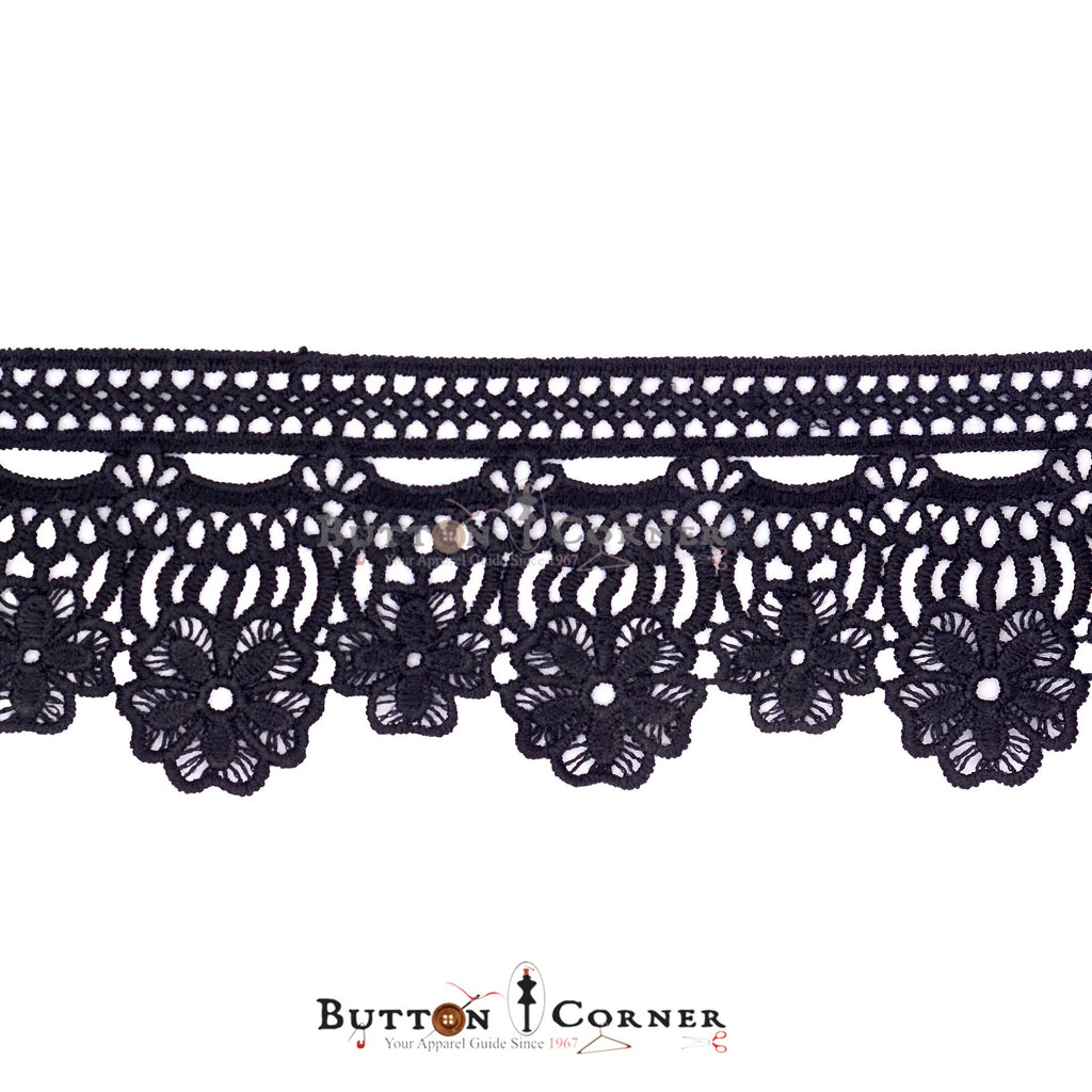 One Side Border Shuttle Lace