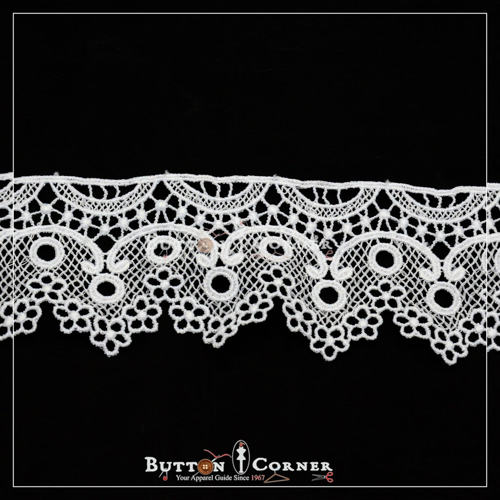 One Side Border Shuttle Lace